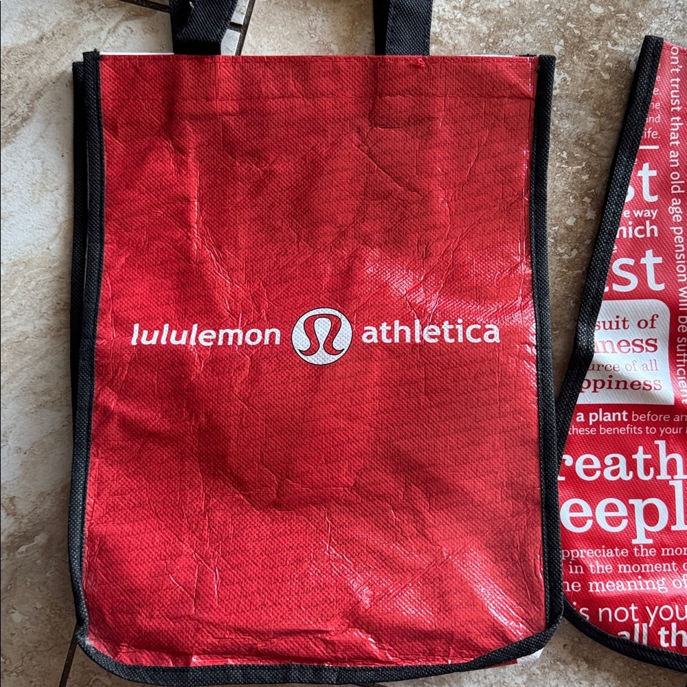 lululemon athletica Red and Black Tote Bags - Picture 4 of 5